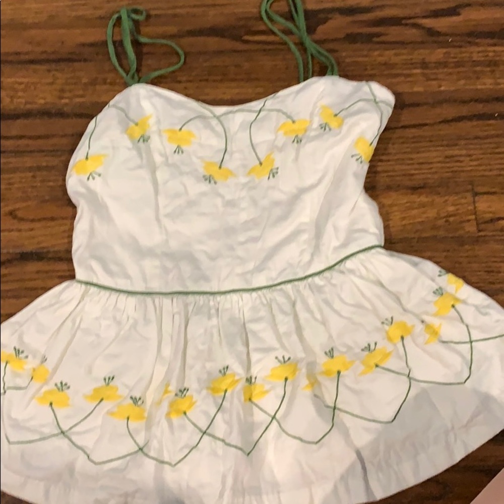 Anthropologie peplum top